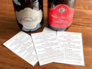 Belgisch menu bij wijnen van Château Bon Baron