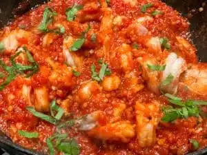 Camarones a la Diabla