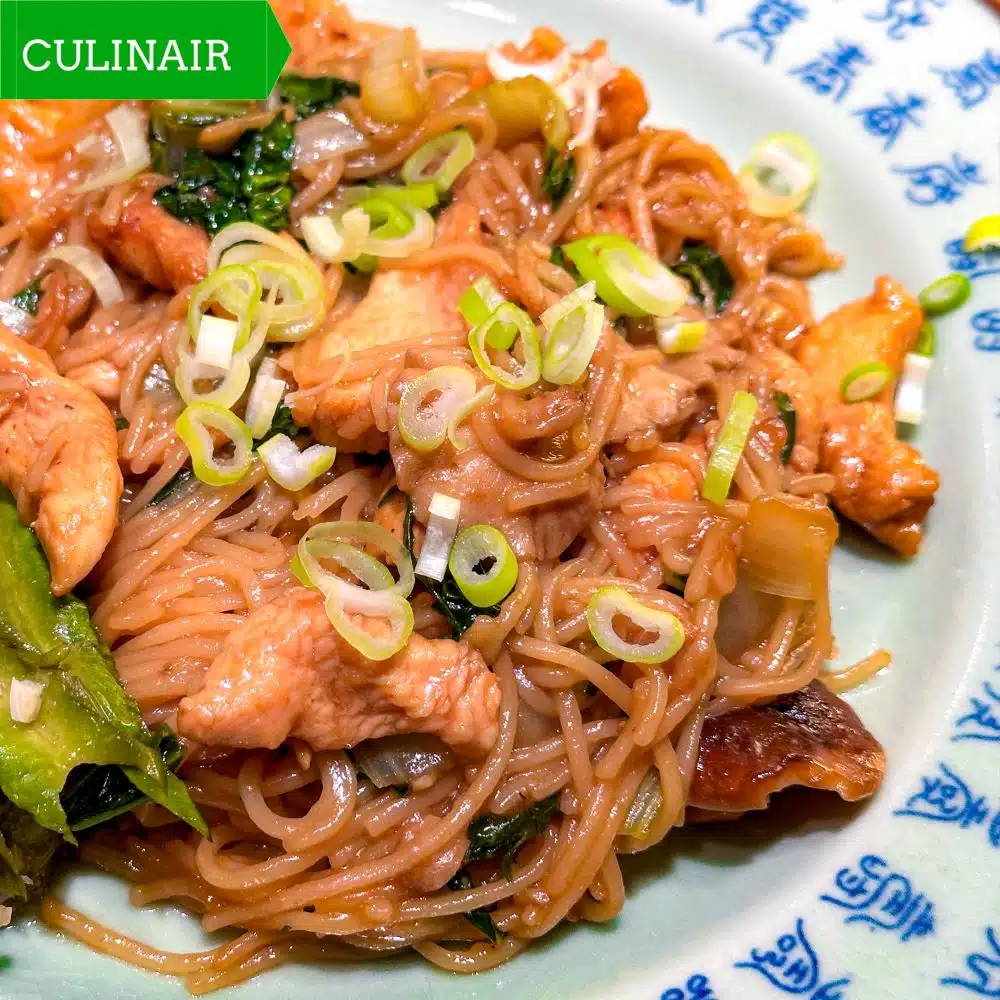 Shanghai noodles met kip