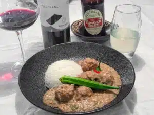 ginger beer en Rosso Conero bij kanda ti nyma
