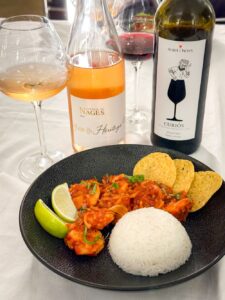 wijntip bij duivelse garnalen uit Mexico