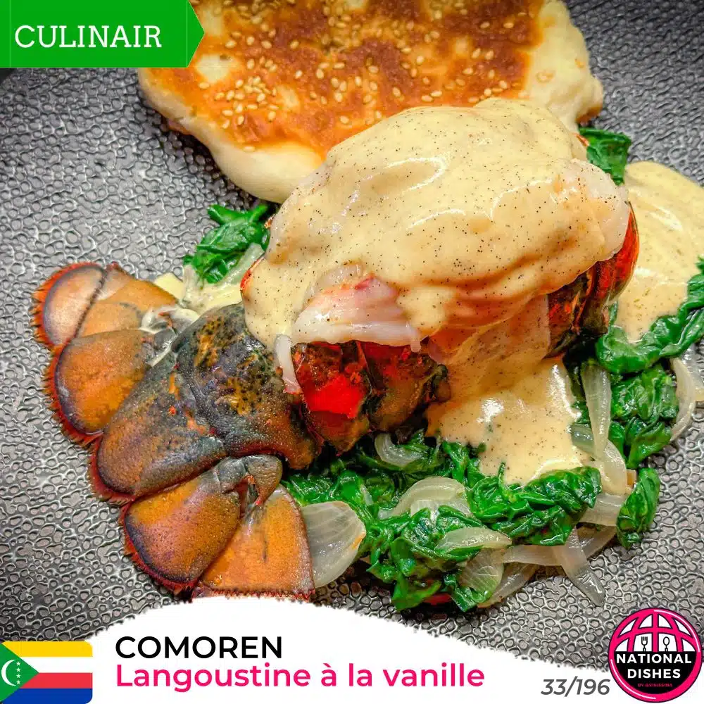 Comoren - langouste à la vanille