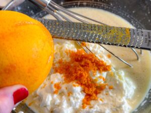 portokalopita maken met yoghurt en sinaasappelzest