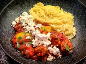 spetsofai met kritharaki-pasta spetsofai met kritharaki-pasta