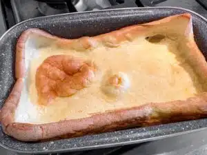 Plaatpannenkoek uit de oven Plaatpannenkoek uit de oven