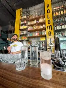 cocktail Paloma van de tap bij Botanero