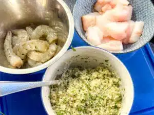 ingrediënten visspiesjes in Romagna-stijl ingrediënten visspiesjes in Romagna-stijl