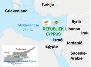 kaart Cyprus