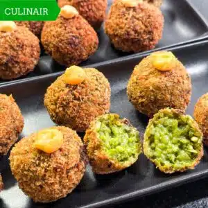 bombas de arroz verde