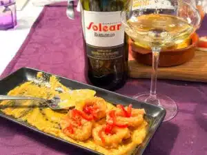 calamares en escabeche met manzanilla-sherry