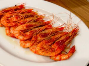 gambas a la plancha - Madrid