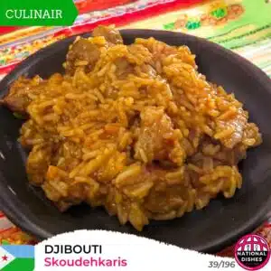 National Dishes Nr 39-196 – DJIBOUTI – Skoudehkaris National Dishes Nr 39-196 – DJIBOUTI – Skoudehkaris