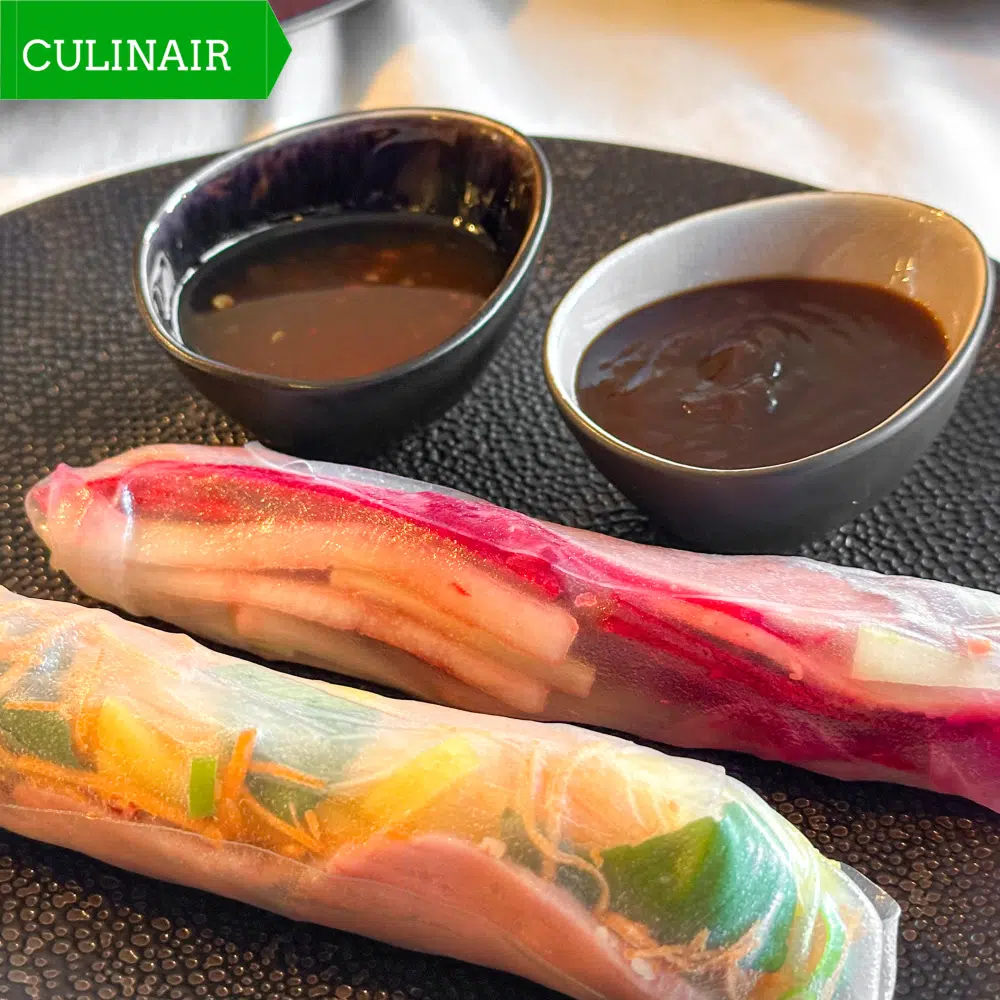 Gỏi cuốn - Vietnamese lenterollen met gerookte eend