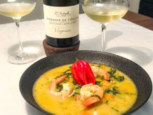 Callalou Soup met viognier
