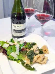 herfstsalade met pinot noir