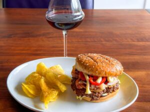 Truffle Smashburger met Barbera