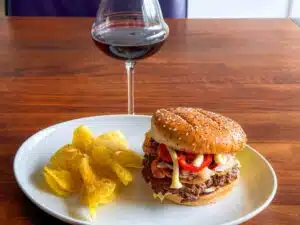 Truffle Smashburger met Barbera