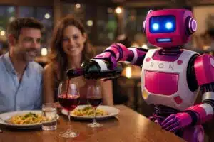 AI-sommelier serveert wijn