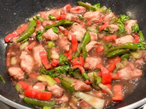 Vancouver-stijl kip met oestersaus en soja