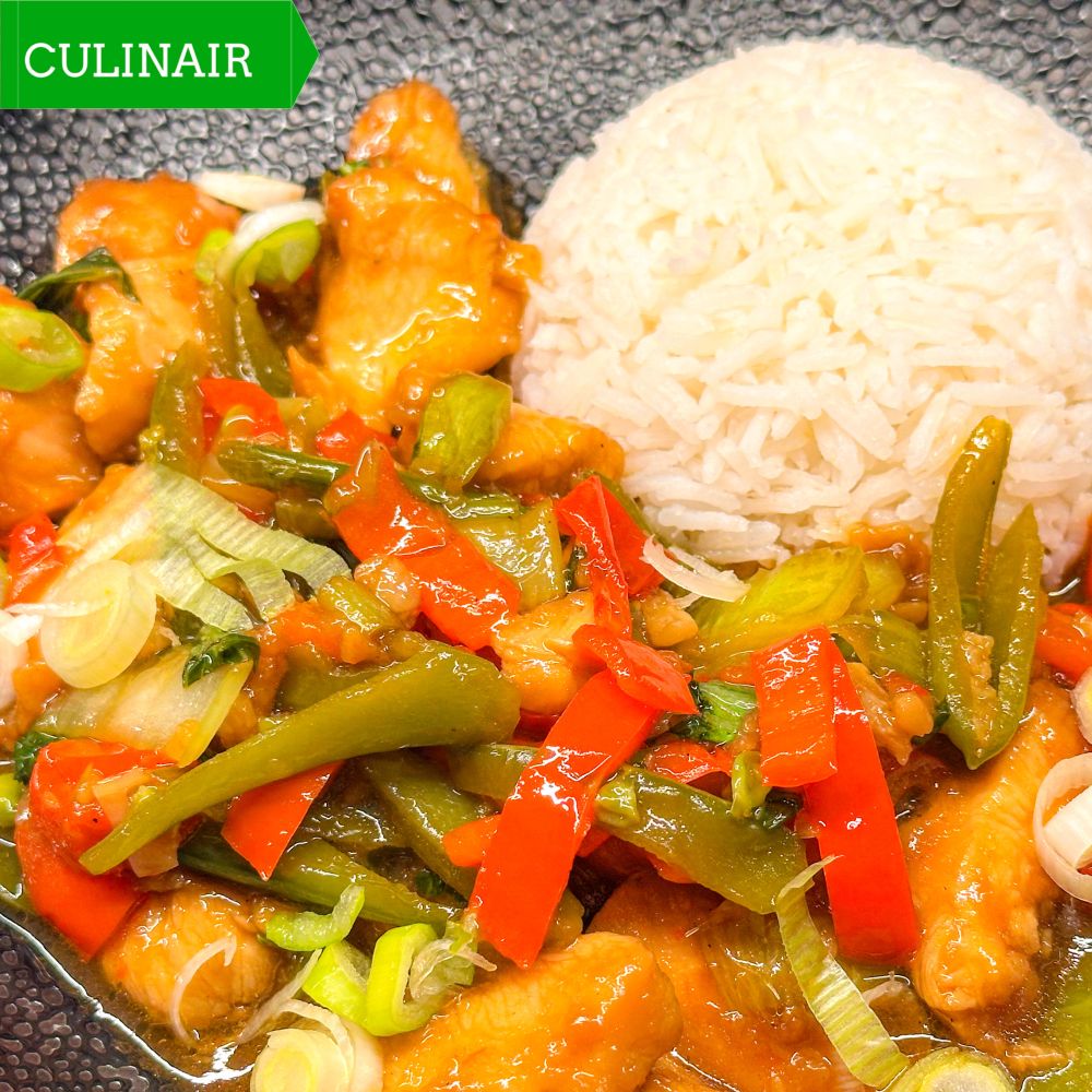 kip met oestersaus en soja - Vancouver-stijl