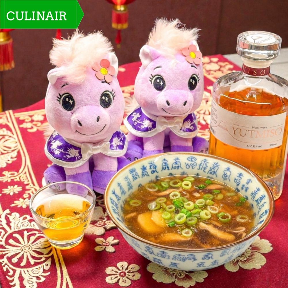 Chinese heldere shiitakesoep