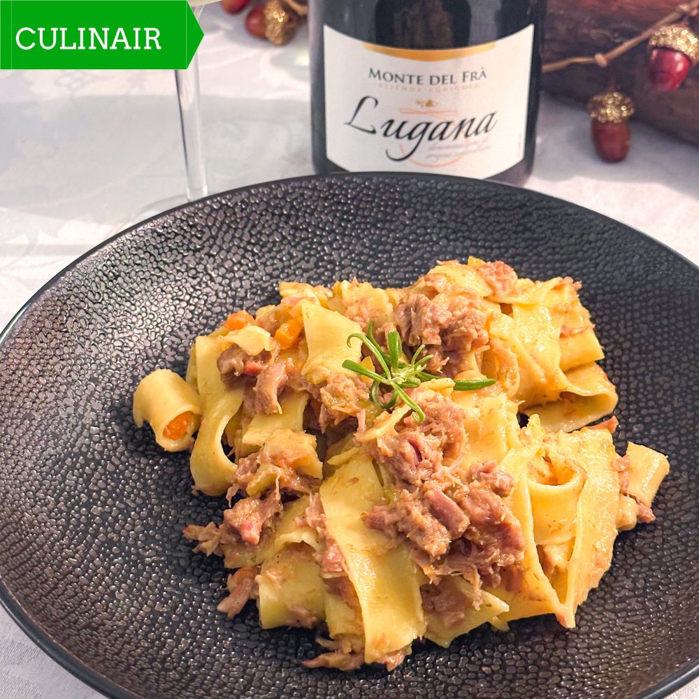 Tagliatelle al ragù bianco con agnello