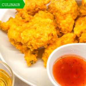 Cucur ayam – gefrituurde kipbeignets uit Maleisië
