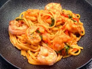 linguine met gambas
