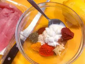 marinade voor Turkse döner kebab