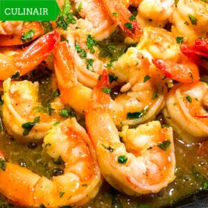 gambas con naranja y azafrán gambas con naranja y azafrán